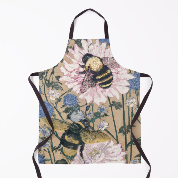 Item preview, Vintage Bees in Flowers designed and sold by emsubzero.