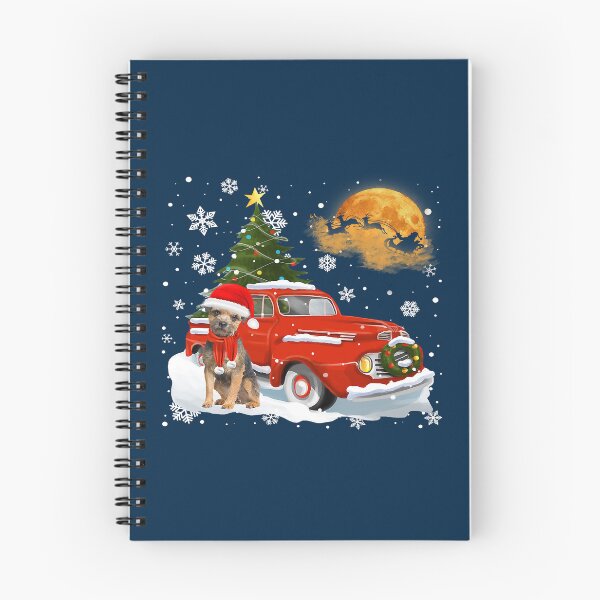 Item preview, Border Terrier Vintage Red Truck Christmas Tree Pajamas124 designed and sold by ThanhNgong.
