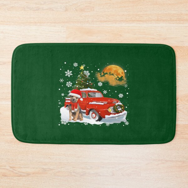 Item preview, Border Terrier Vintage Red Truck Christmas Tree Pajamas124 designed and sold by ThanhNgong.