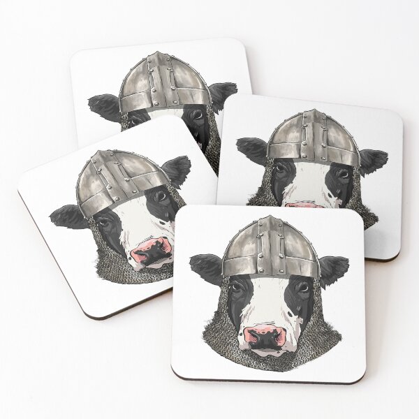 Item preview, Medieval Cow Knight Warrior Cow Farm Animal Lover 37 designed and sold by ThanhNgong.