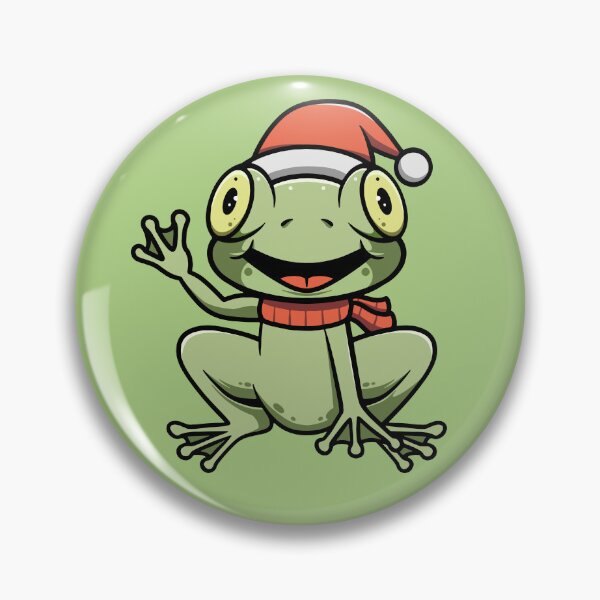 Item preview, Cute Christmas Frog designed and sold by cubbone.