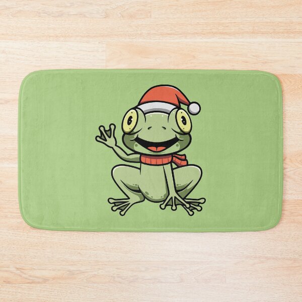Item preview, Cute Christmas Frog designed and sold by cubbone.