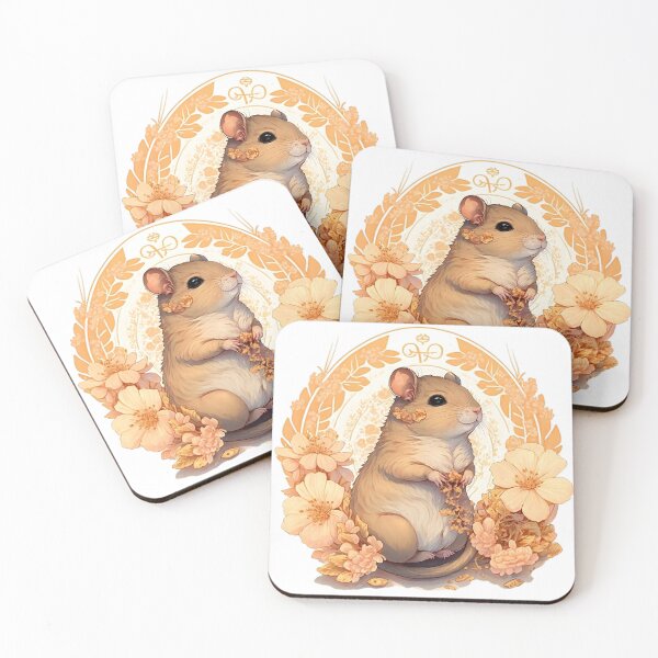 Item preview, flowery gerbil designed and sold by MckennaiiShop.