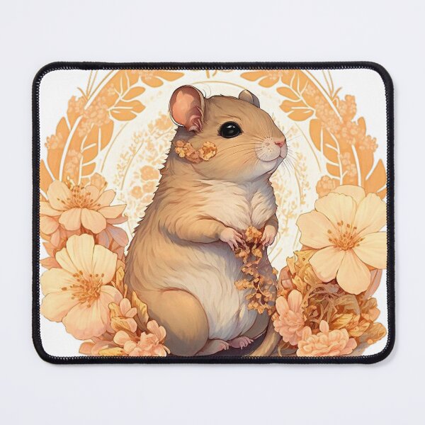 Item preview, flowery gerbil designed and sold by MckennaiiShop.
