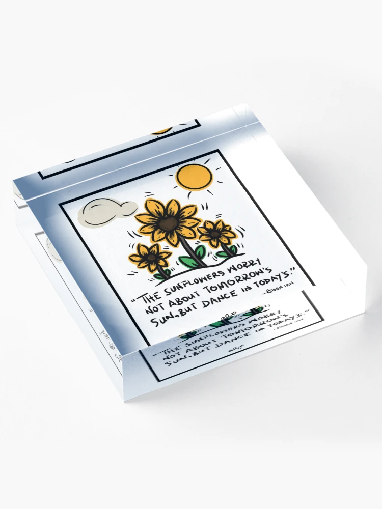 Thumbnail 4 of 5, Acrylic Block, Dance Today - Rosen Ian designed and sold by Rosen-In-Bloom.