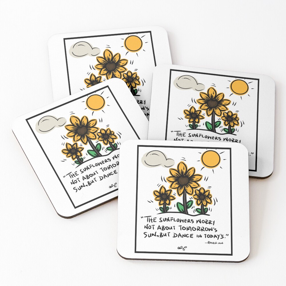Item preview, Coasters (Set of 4) designed and sold by Rosen-In-Bloom.