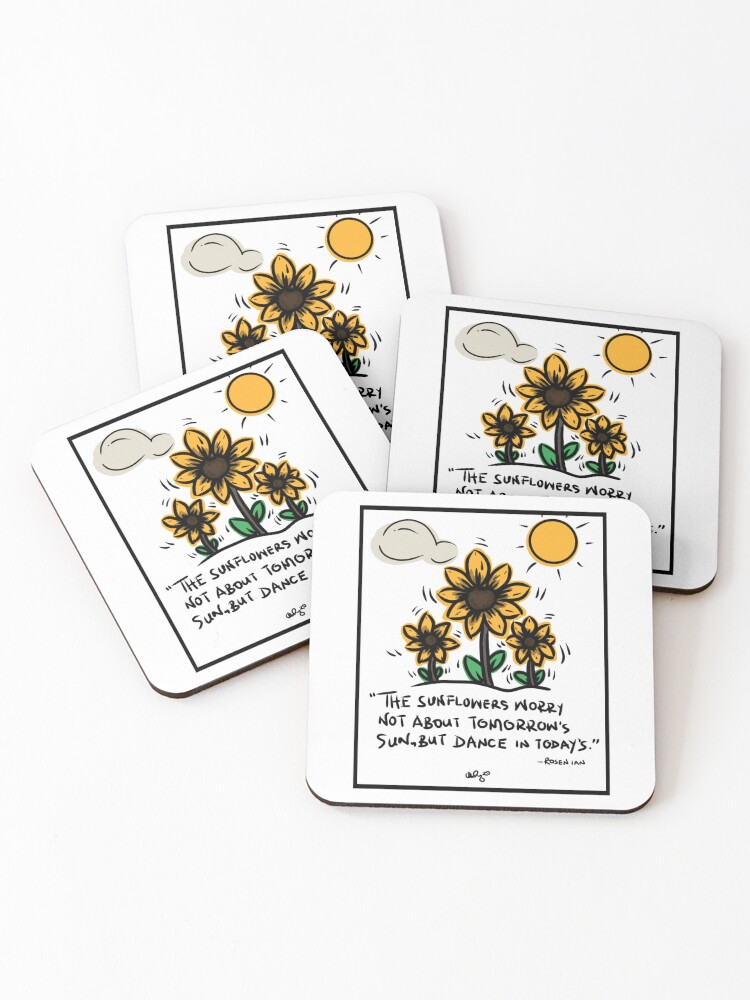 Thumbnail 1 of 5, Coasters (Set of 4), Dance Today - Rosen Ian designed and sold by Rosen-In-Bloom.