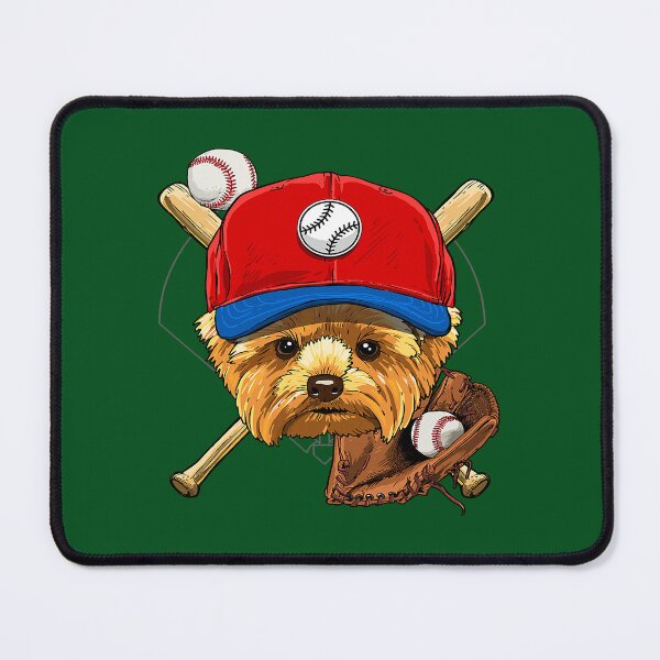 Item preview, Yorkshire Terrier Baseball Dog Lovers Baseball Player 72 designed and sold by AmelinKnowles.