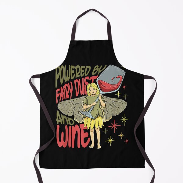 Item preview, Powered By Fairy Dust and Wine Funny Wine Lover Drinking143 designed and sold by AmelinKnowles.