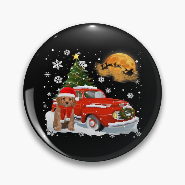 Item preview, Cavapoo Vintage Wagon Red Truck Christmas Tree Pajamas90 designed and sold by AmelinKnowles.