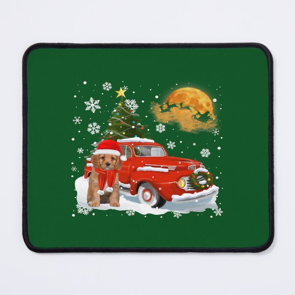 Item preview, Cavapoo Vintage Wagon Red Truck Christmas Tree Pajamas90 designed and sold by AmelinKnowles.