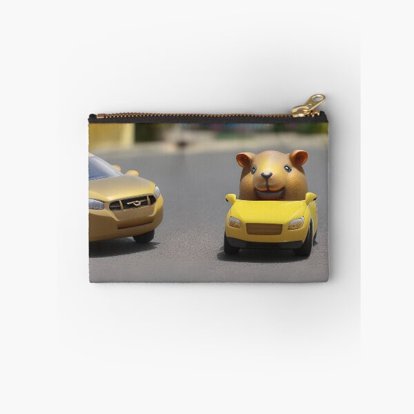 Item preview, A Cute Capybara Driving a yellow luxury car designed and sold by Chubuter.