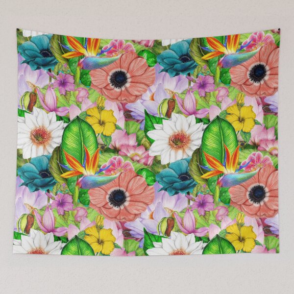 Item preview, Island Tropical Flowers designed and sold by DzineVine.
