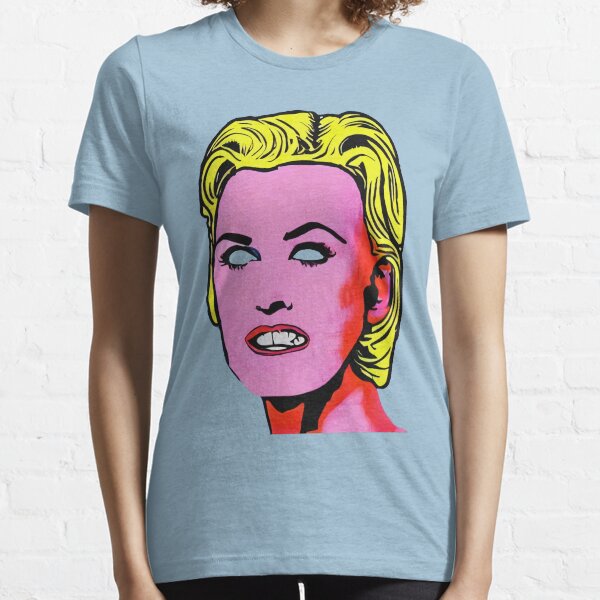 Horrible Retro Pop Art | Alternate Universe Surreal LSD Design | Pink Face Essential T-Shirt