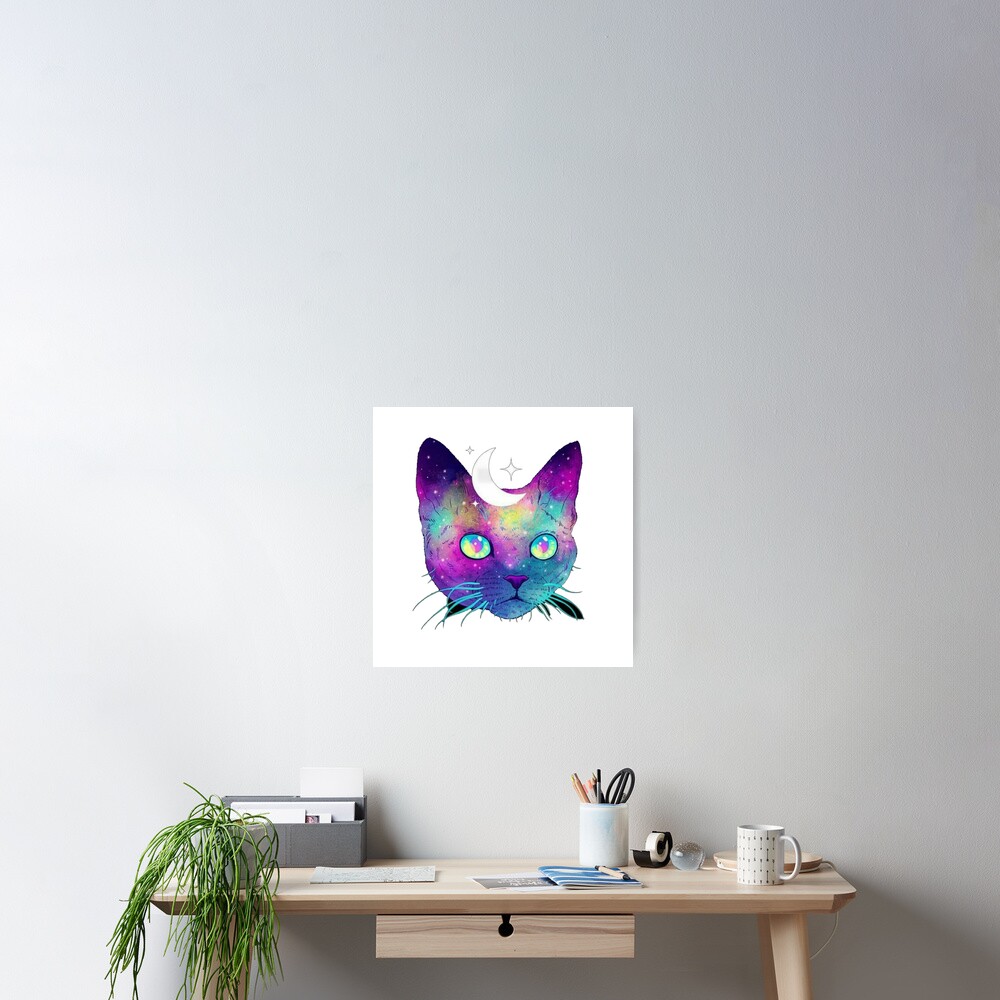 ap-lang-space-cat-poster-for-sale-by-contrastcolor-redbubble