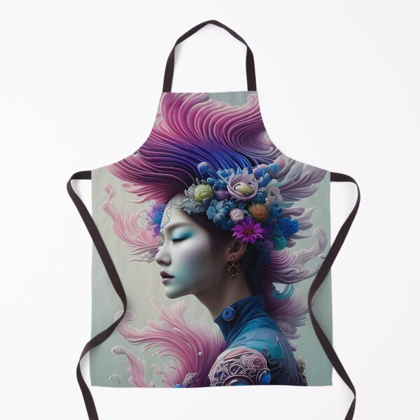 Item preview, Japanese Girl Portrait Flower Knight designed and sold by POD-Balkan.