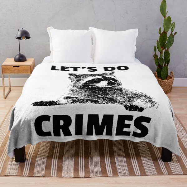 Item preview, Let's Do Crimes - funny raccoon Lover designed and sold by Raiko-art.