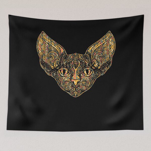 Item preview, Sphynx Cat - Sphynx Cat Geometric designed and sold by UnknownArtistt.