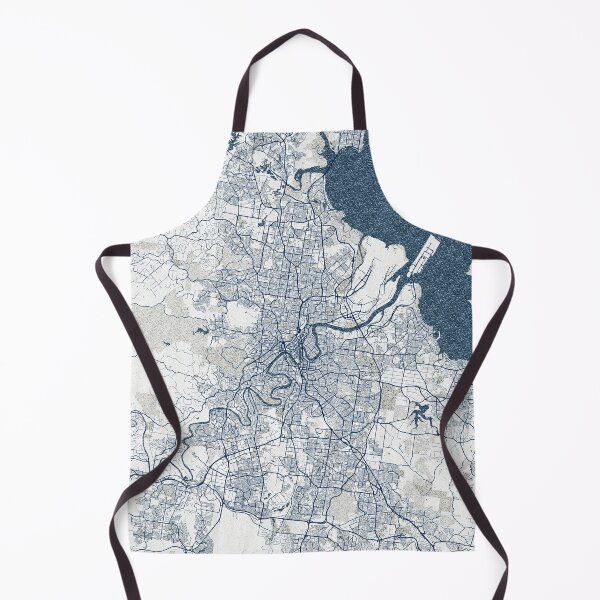Item preview, Brisbane City Map of Queensland, Australia - Coastal designed and sold by deMAP.