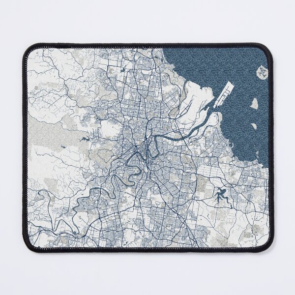 Item preview, Brisbane City Map of Queensland, Australia - Coastal designed and sold by deMAP.