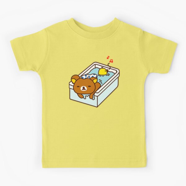 Kawaii Green Cartoon Bear Print Fake Two-Piece T-Shirt - Kawaii Fashion  Shop