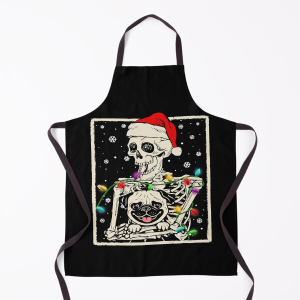 Item preview, Funny Santa Skeleton Hug Pug Dog Christmas Pajama444 designed and sold by Studio12b.