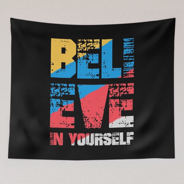 Item preview, Believe in Yourself Positive Words Quotes designed and sold by halleinstyle.