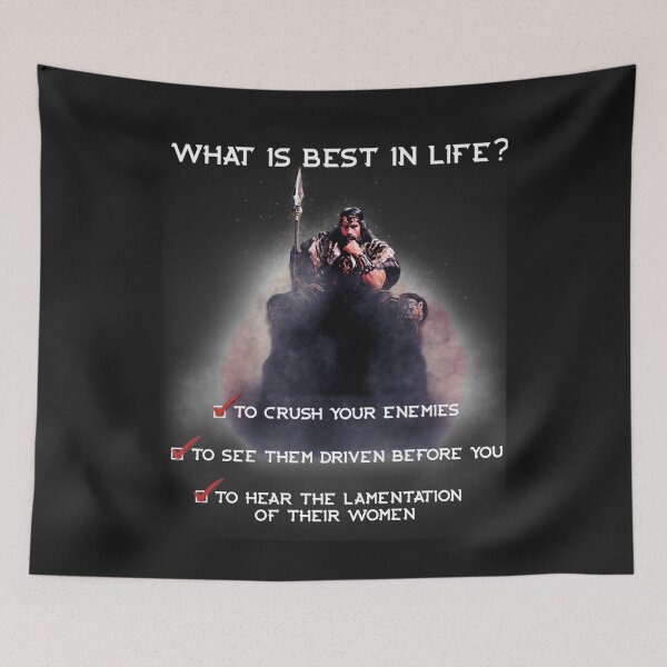 Item preview, Conan What Is Best In Life Premium designed and sold by IrmhildAdle.