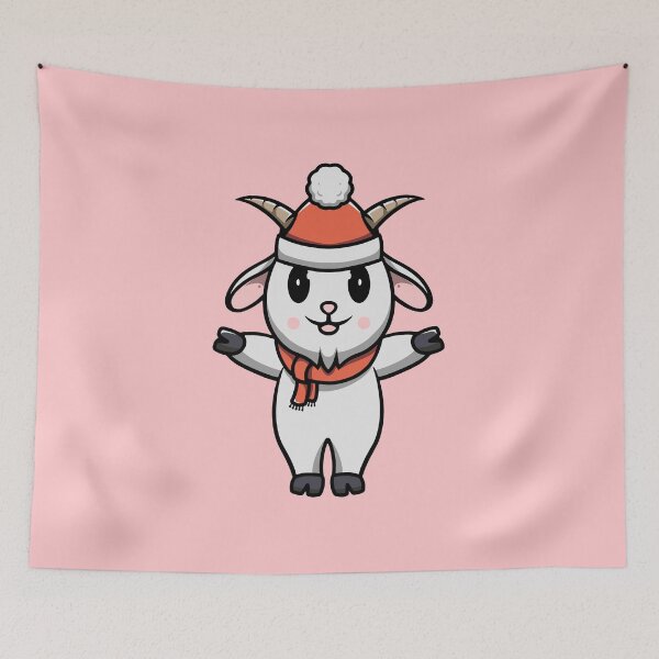 Item preview, Cute Christmas Goat designed and sold by cubbone.