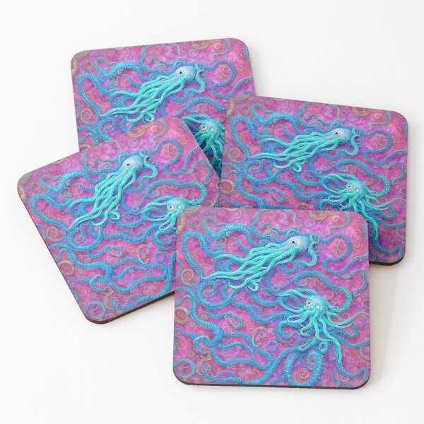 Item preview, Dreamy vibrant Octopus No1 designed and sold by angelisart.