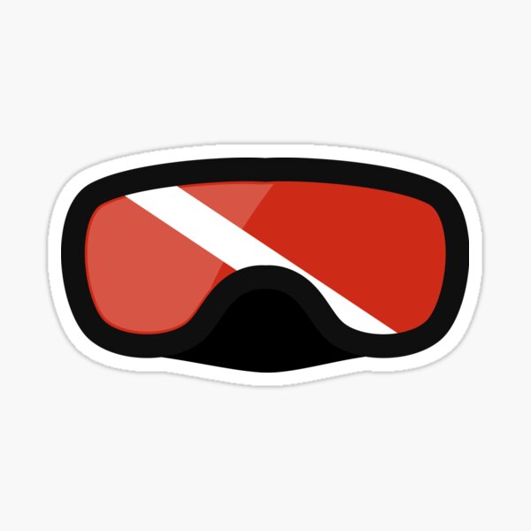 Item preview, Scuba Diving Flag Diver Mask designed and sold by banwa.