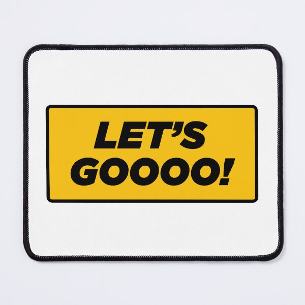 Item preview, Let's Gooo! | Typography Motivational Quote designed and sold by MotivationSpark.