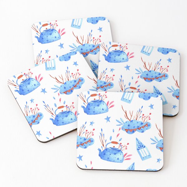 Item preview, Cozy winter time watercolor illustration designed and sold by pinkyfish1010.