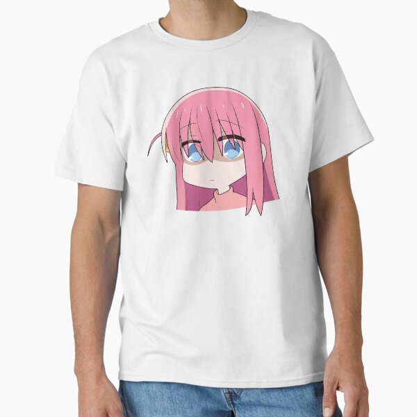 Aperçu de l'œuvre Bocchi le Rocher ! Tête Hitori Gotou Chibi créée et vendue par ChibiCheems.