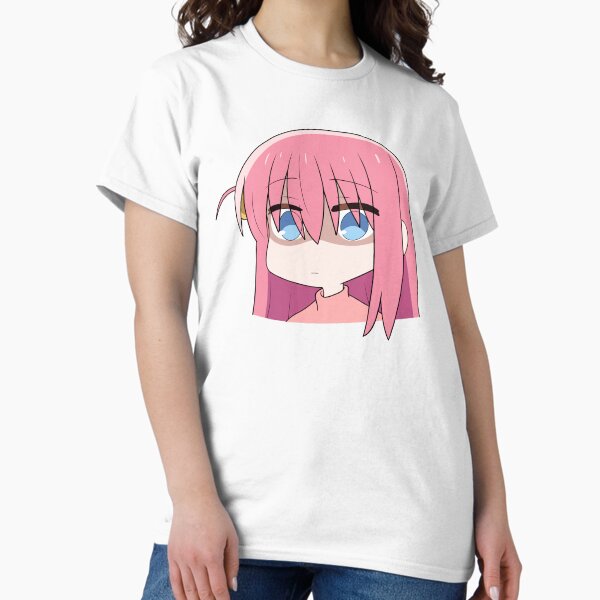 Aperçu de l'œuvre Bocchi le Rocher ! Tête Hitori Gotou Chibi créée et vendue par ChibiCheems.