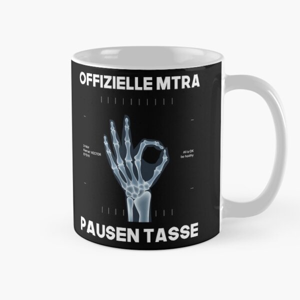 Item preview, Official MTRA Break Mug Radiologist Design designed and sold by Curious-Arts.