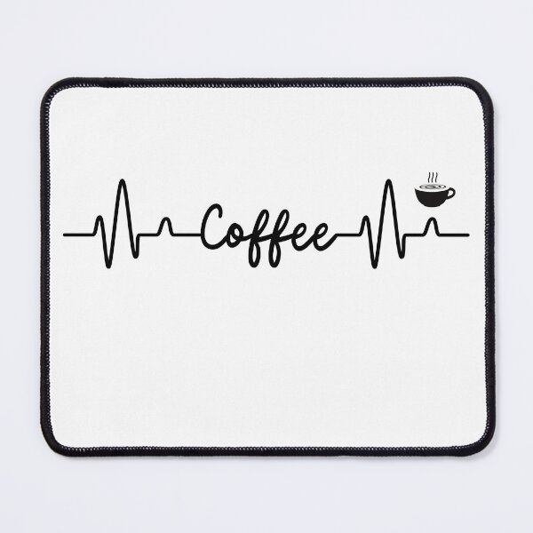 Item preview, Coffee is my heart beat designed and sold by Clever-X.