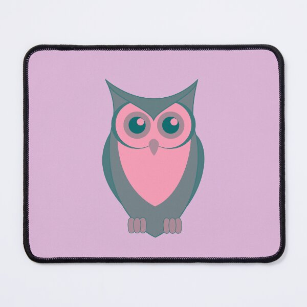 Item preview, Green and pink owl cartoon designed and sold by Jk-812.