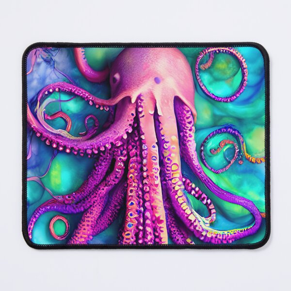 Item preview, Dreamy vibrant Octopus No2 designed and sold by angelisart.