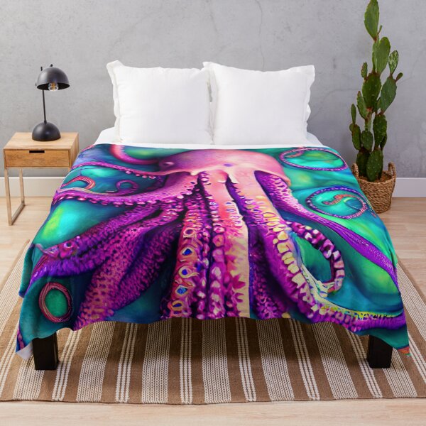 Item preview, Dreamy vibrant Octopus No2 designed and sold by angelisart.