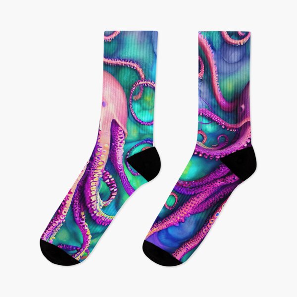 Item preview, Dreamy vibrant Octopus No2 designed and sold by angelisart.