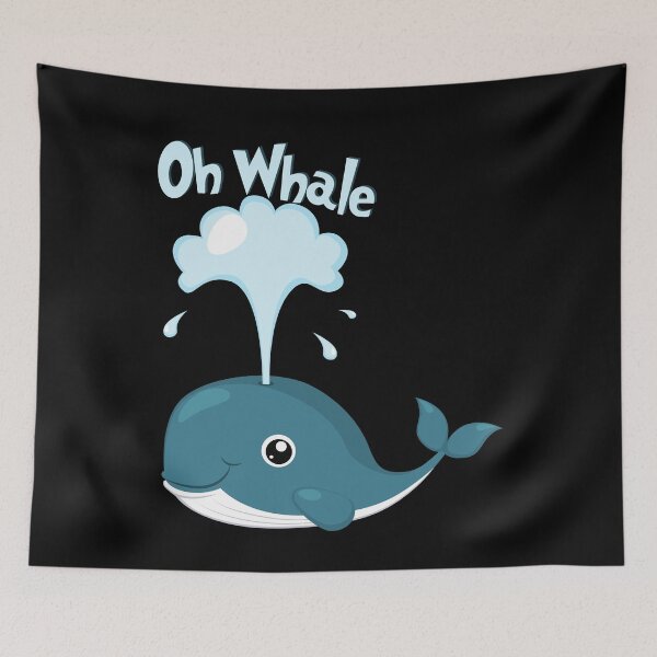 Item preview, Oh funny whale saying the pun of oh wel designed and sold by senouz.