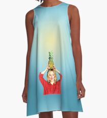 Want to Split a Pineapple? A-Line Dress