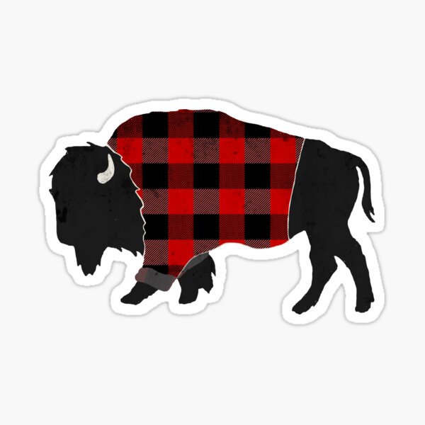 Item preview, Bison Buffalo Plaid  designed and sold by birchandbark.