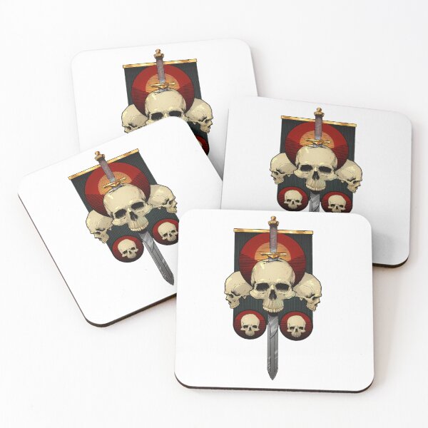 Item preview, Cool Sword and Skulls Banner designed and sold by OssuanArt.
