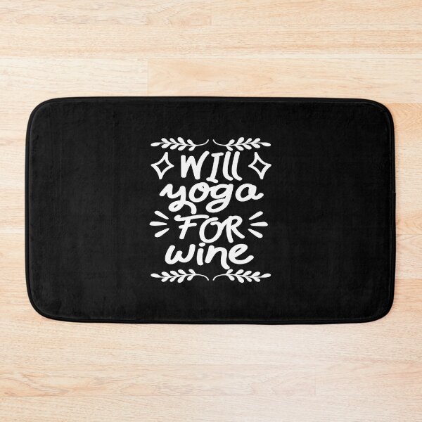 Item preview, Will yoga for wine designed and sold by phassystore.