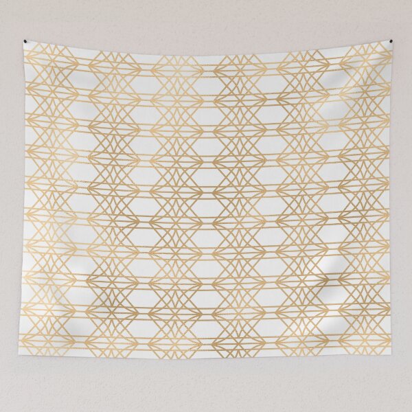 Item preview, Luxury Gold Geometric Pattern designed and sold by stylebytara.