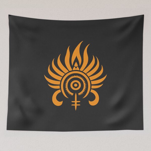 Item preview, Tribal sign 01 - Orange designed and sold by YoobiArt.
