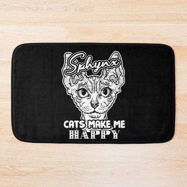 Item preview, Sphynx Cats Make Me Happy designed and sold by UnknownArtistt.