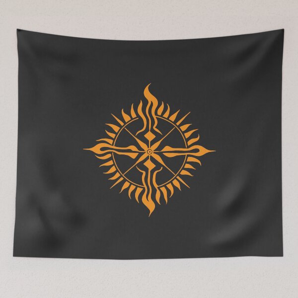 Item preview, Tribal Compass - Orange designed and sold by YoobiArt.